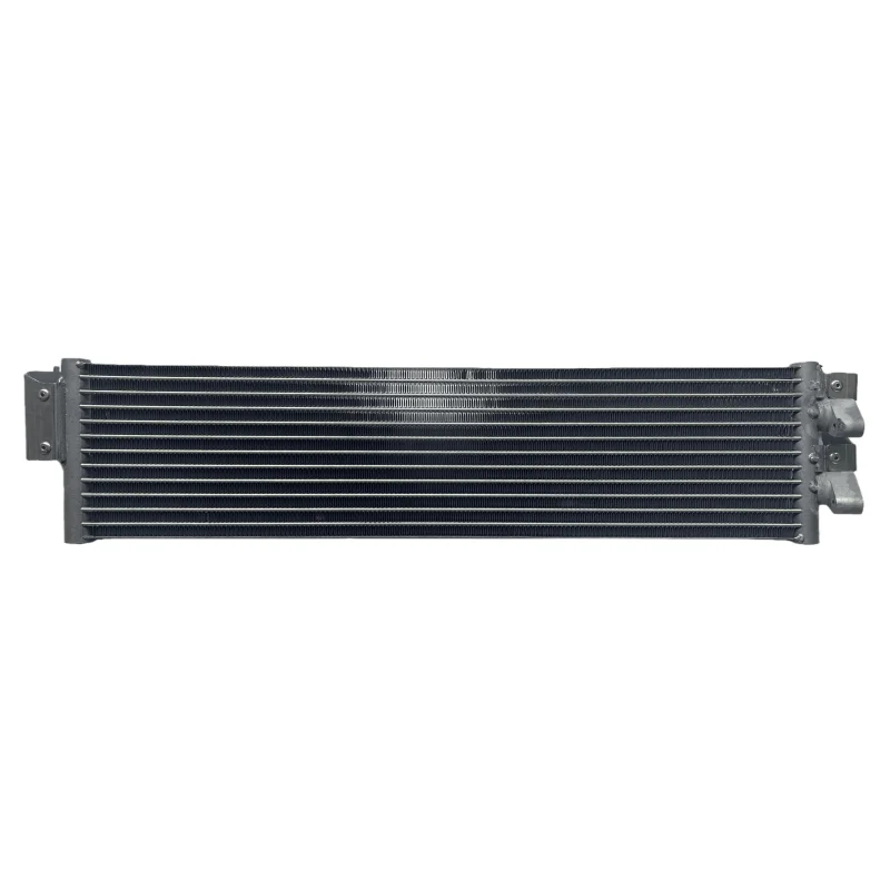 Aluminum Engine Oil Cooler 5QF317019A 5QF317019B, Cooling Replacement Spare Part Compatible With Volkswagen Teramont Tiguan