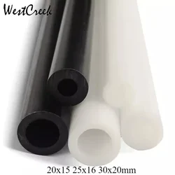 WESTCREEK 20mm 20x15 25x16 30x20 White Black Pom Hollow Pipe Pom Hollow Tube Polyformaldehyde Tube Hard Plastic Tube DELRIN Pipe