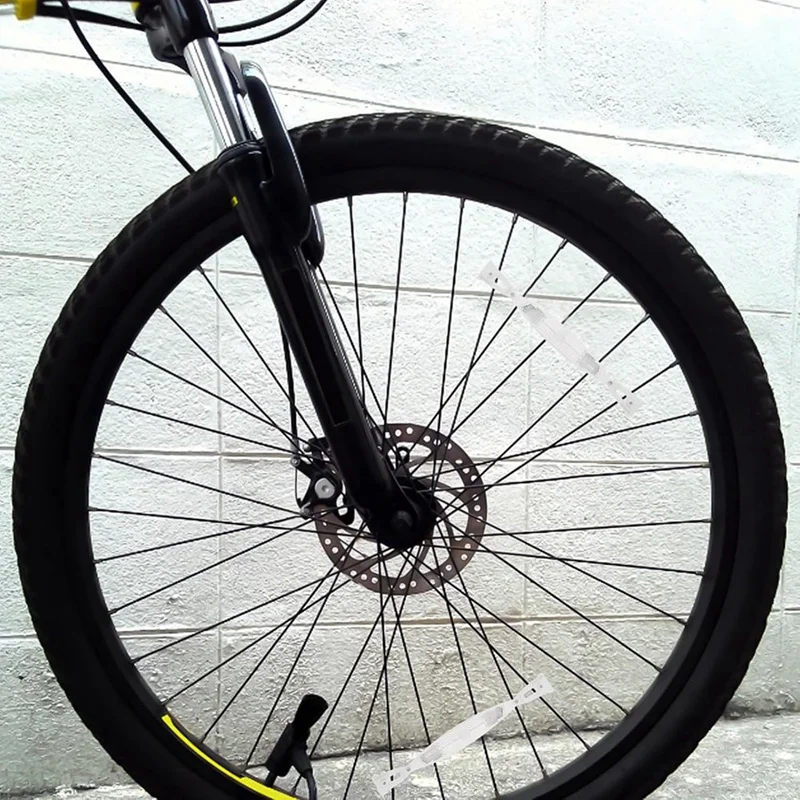 عاكسات ABJX الجديدة للدراجة: 4 قطع عاكسات عجلة الدراجة عاكسة للدراجة عاكسة تحذير آمنة للدراجة