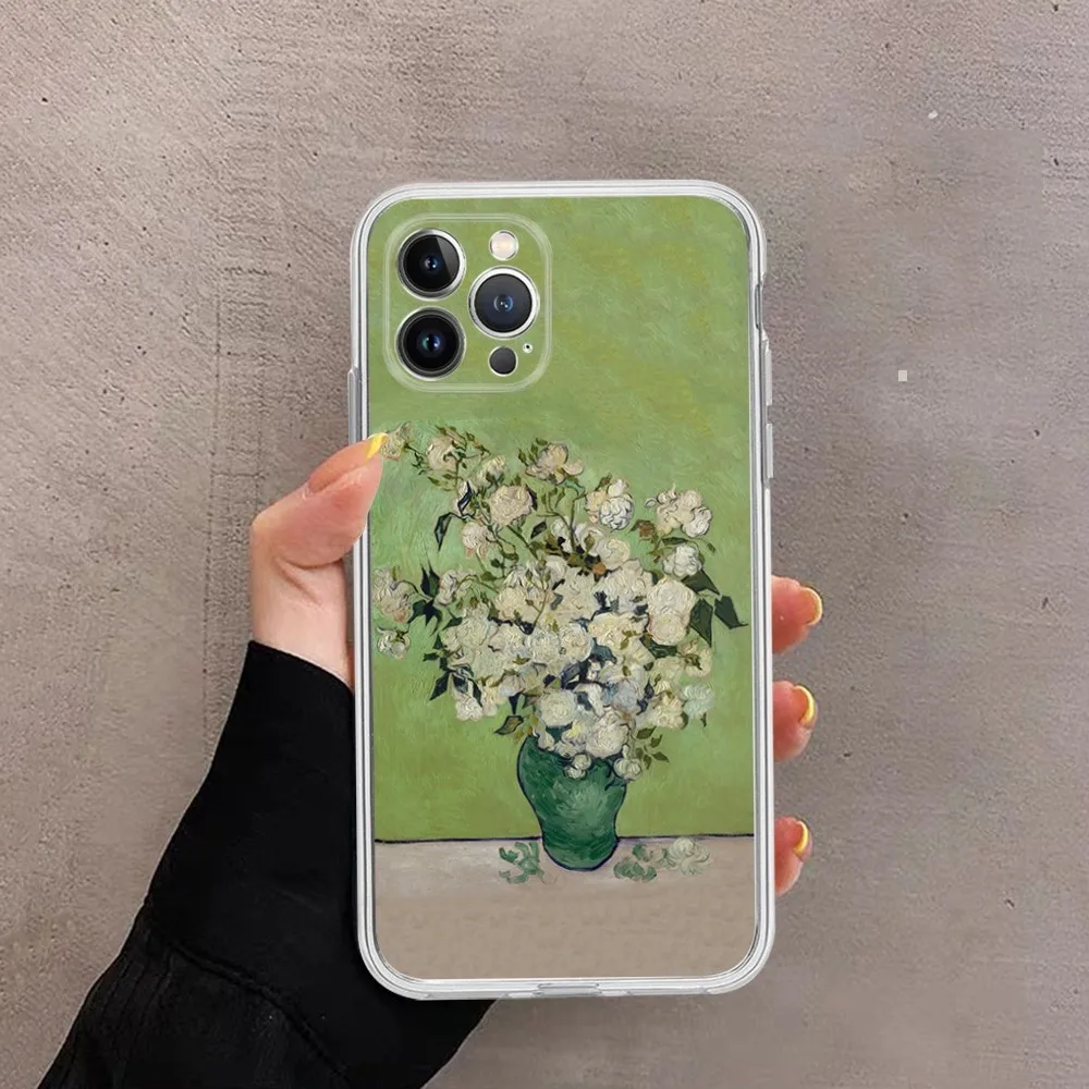 Van Gogh Starry Sky Art Phone Case For iPhone 14 11 12 13 Mini Pro XS Max Cover 6 7 8 Plus X XR SE 2020 Funda Shell