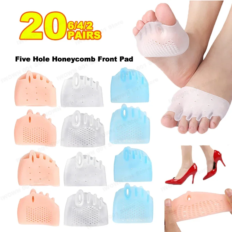 Silicone Toe Separator Bunion Orthotic Protector Hallux Valgus Corrector Pain Relief Forefoot Pad Foot Care Tool