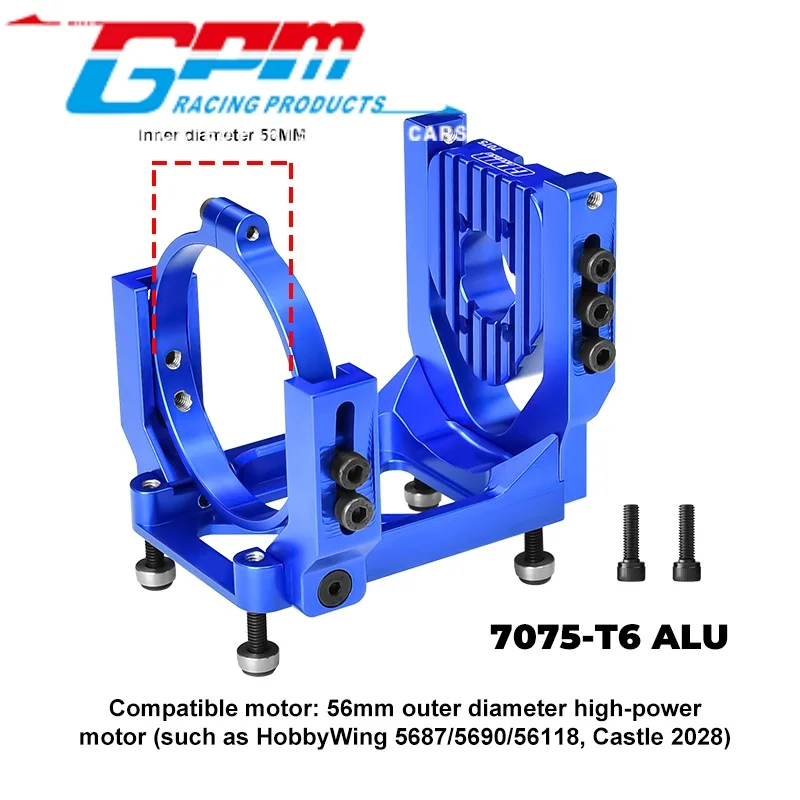 GPM TPS038 7075-T6 ALLOY OVERSIZED MOTOR BASE FOR TRAXXAS 1/6 FUNCO PRO SAND CAR 8S / XRT 8S / XRT Ultimate 8S RC Upgrade