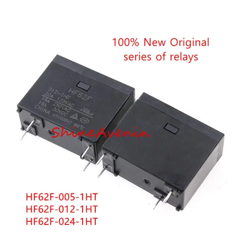 15pcs HF62F-005-1HT  HF62F-012-1HT  HF62F-024-1HT  HF62F-005-1H  HF62F-012-1H  HF62F-024-1H  100% original relay