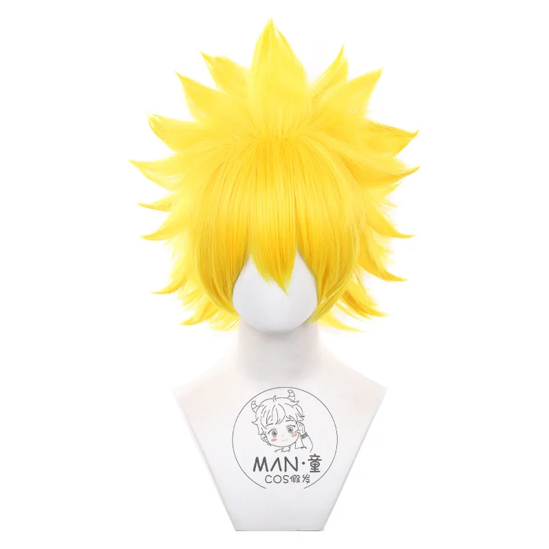 Mignon Mignon Uzumaki شعر مستعار تأثيري جذور مضغوطة شائكة الشعر القصير الأسهم هدية الهالوين #5