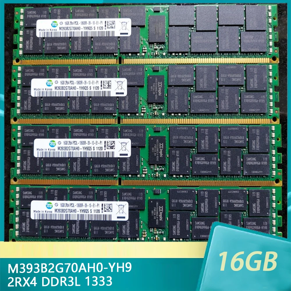 

Серверная память 2RX4 DDR3L 1333 REG, для Samsung RAM 16 ГБ 16 ГБ, 1 шт.