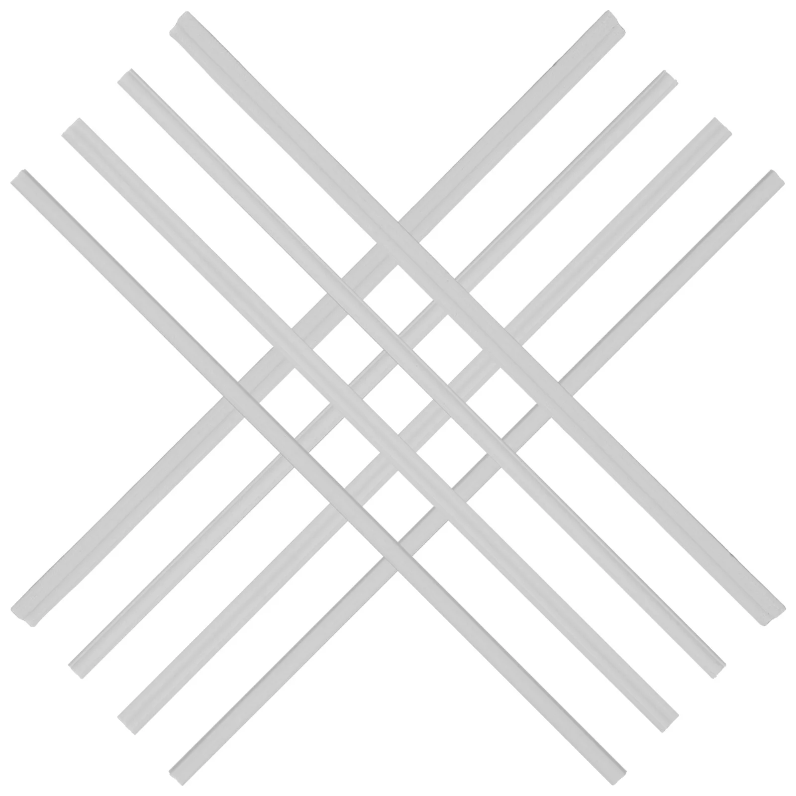 

8Pcs Miniature Skirting Board Realistic Proportions Molding Trim DIY Craft Accessories Mini House Building Models White Trims