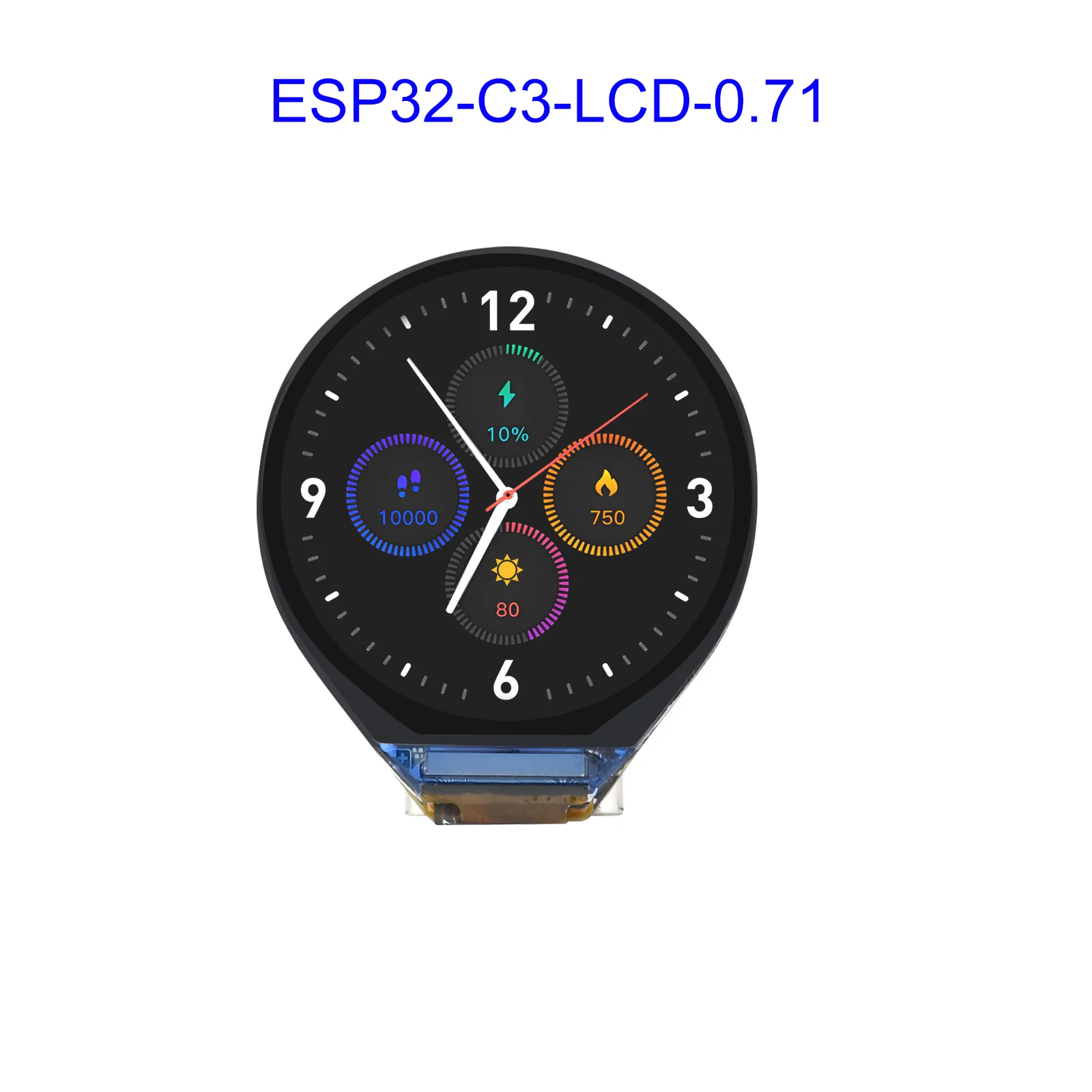 

ESP32-C3 0.71inch Round Display Development Board 160×160 Based on ESP32-C3 Single-core Processor SPI Interface Display