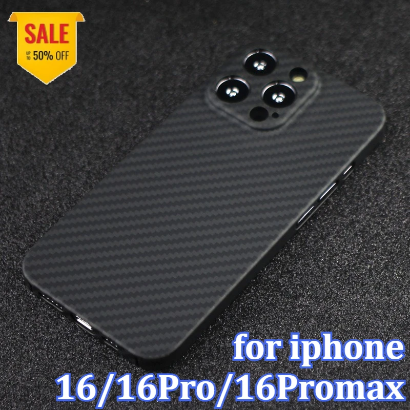 

Carbon Fiber Phone Case for iphone 16/16Pro/16Promax Slim Protective Case