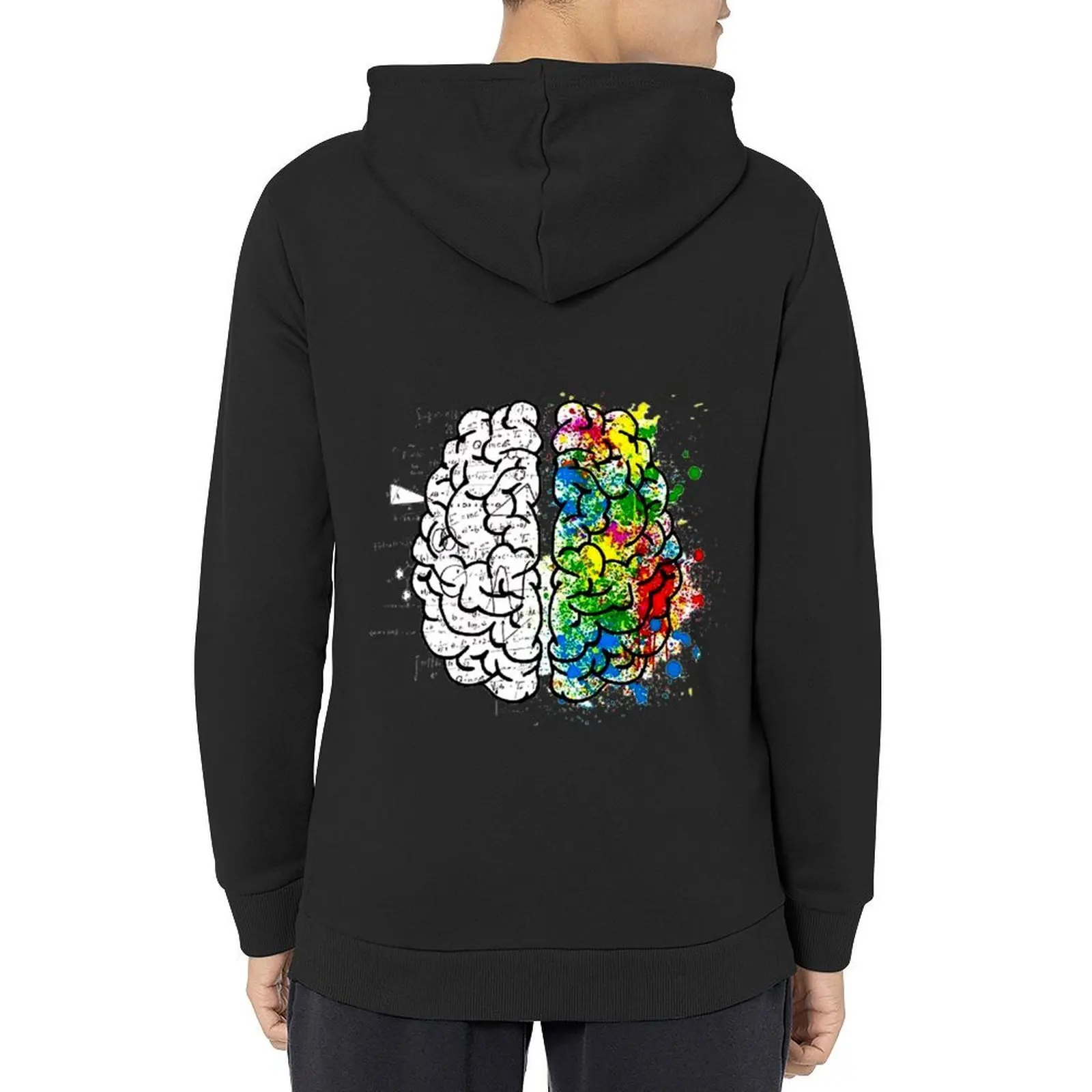 

smart brain Hoodie anime clothing men's clothing japanese style autumn hoodie oversize