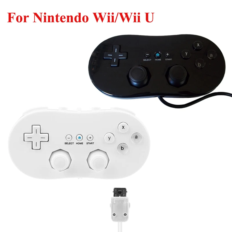 

Classic Wired Game Controller Gaming Remote Pad For Wii/Wii U Controller Joypad Joystick Gamepad For Nintendo Wii/Wii U