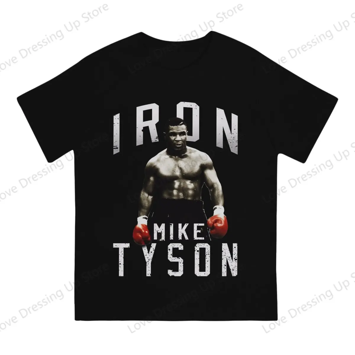 Heavyweight Boxing Iron Mike Tyson Fans Print Funny Short Sleeved T-shirt Men Women Versatile Loose Tops