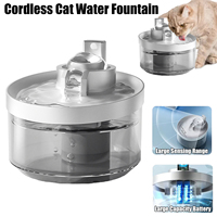 Wireless USB Electric Cats Water Dispenser 2.2L Cat Dog Smart Drinking Bowl Cordless Mute Cat Water Fountain Bowl Pet Supplies