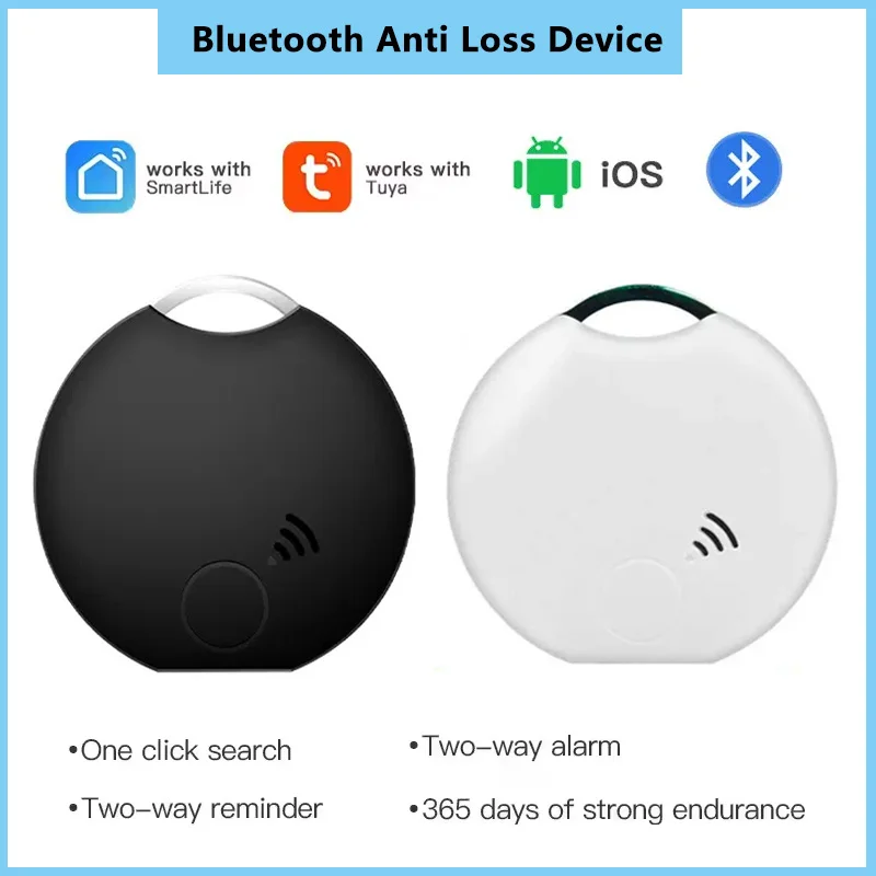 Bluetooth Anti Loss Device Tuya Smart Tracker Bidirectional Search Android Wallet Key Tracker Item Locator