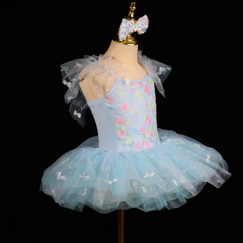 Tutu para meninas novo suspender gaze saia infantil tutu roupas de desempenho crianças
