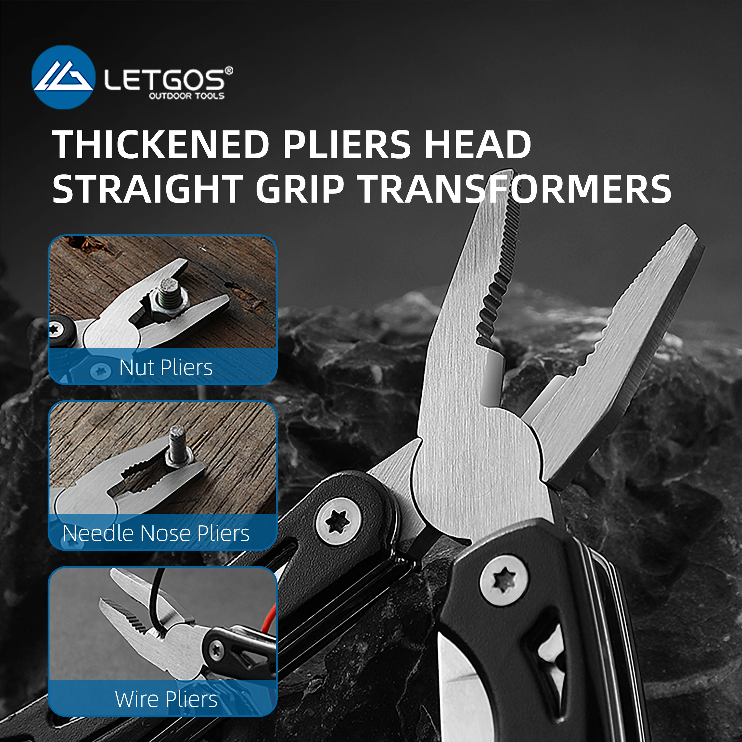 Folding Multi-tool Pocket Knife Pliers Mini Portable Fold Outdoor Hunting Survival Rescue Tactical Multipurpose Repair EDC Tool