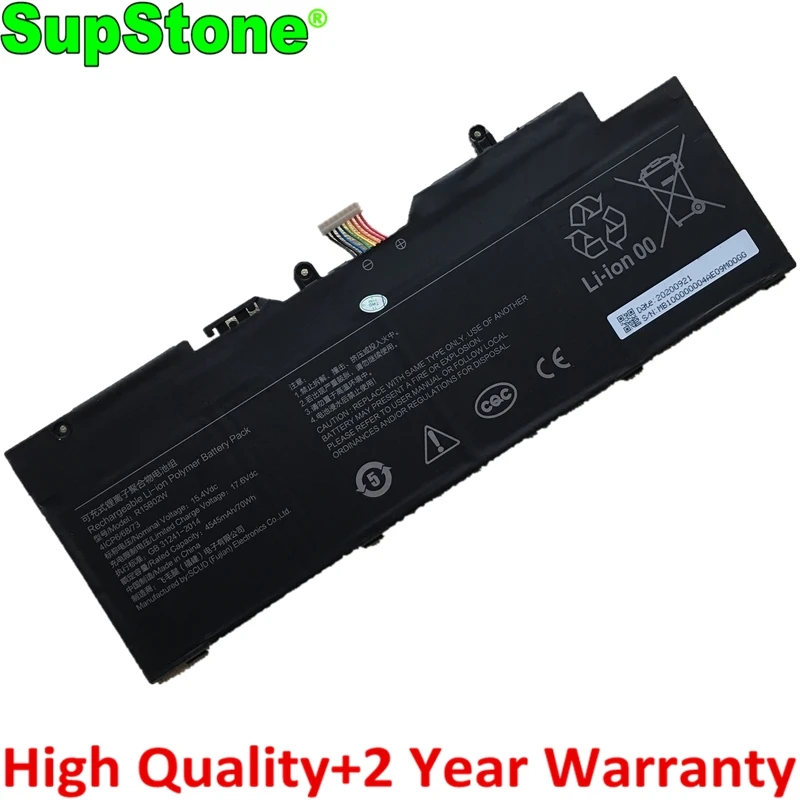 Supstone Nova R15b02w 4icp6 68 73 Bateria do Portátil para Xiaomi Redmi Livro Pro 15 r5 r7 Xma2007-bj Xma2007-bb