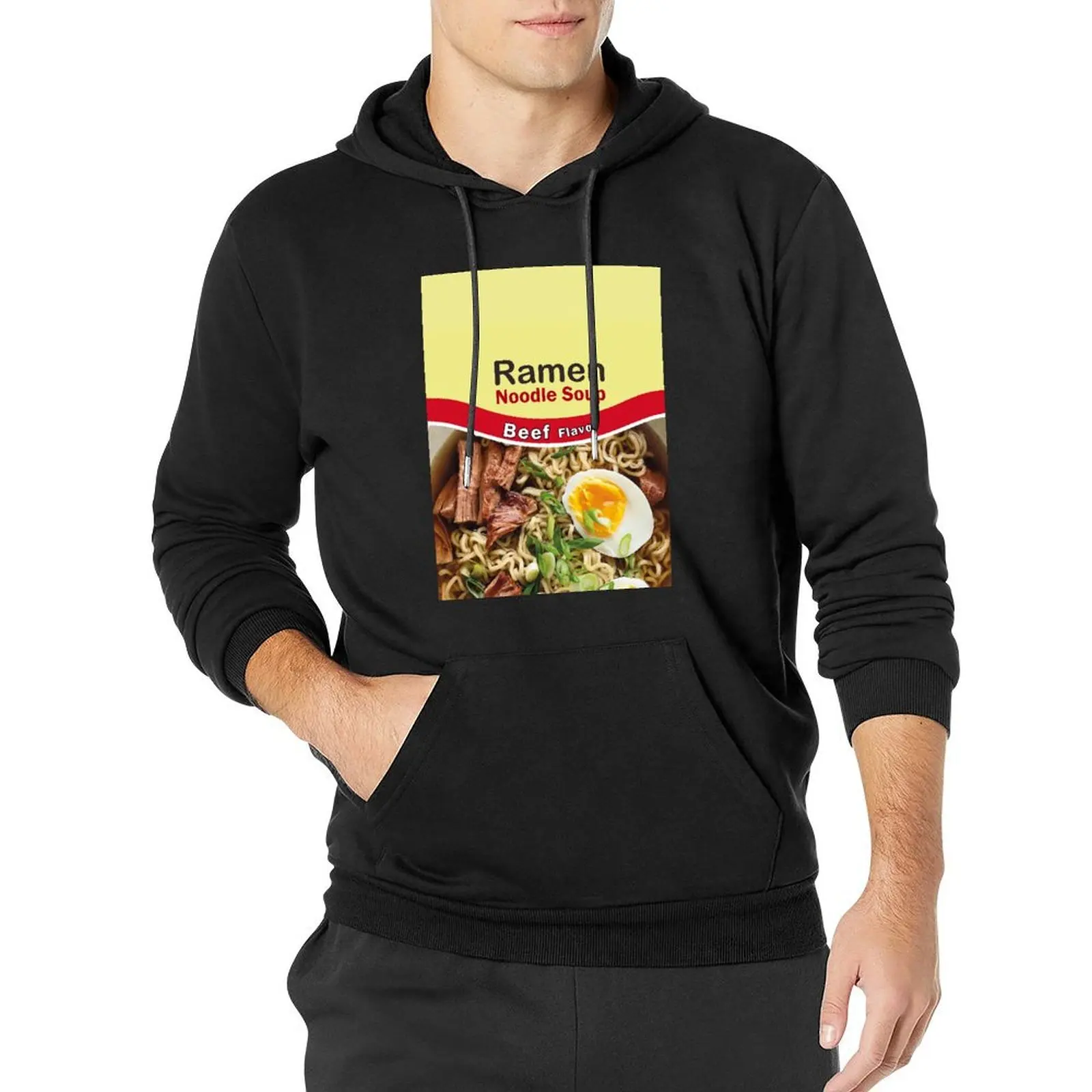 Beef Ramen Noodles Is Life Pullover Hoodie streetwear men men clothes korean style clothes big size hoodie