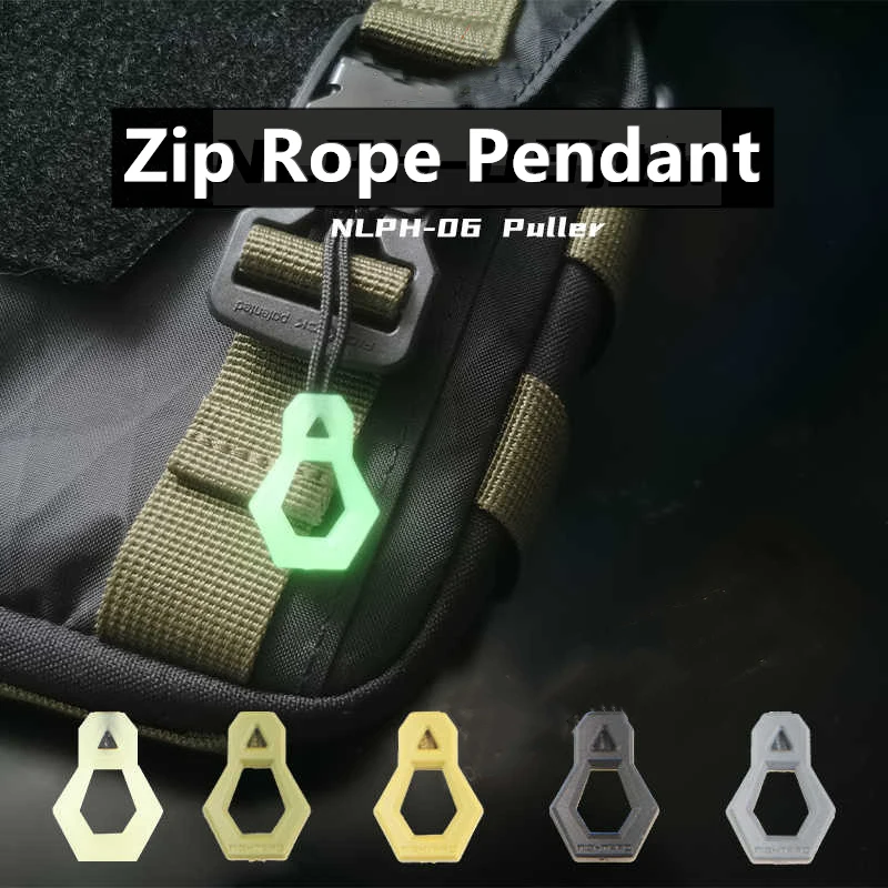 Mochila táctica con cierre luminoso y cordón ajustable