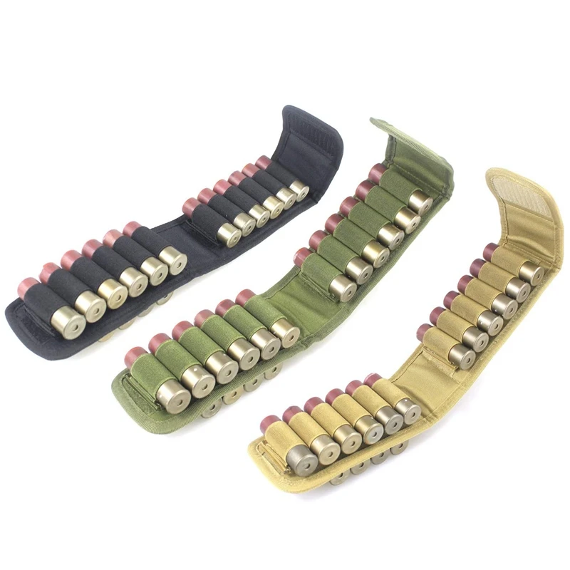 Tactical Magazine Pouch Hunting Accessories 16 Round 12 Gauge Shot Gun Ammo Shell Cartridge Holder Bag Molle Accessory view 3