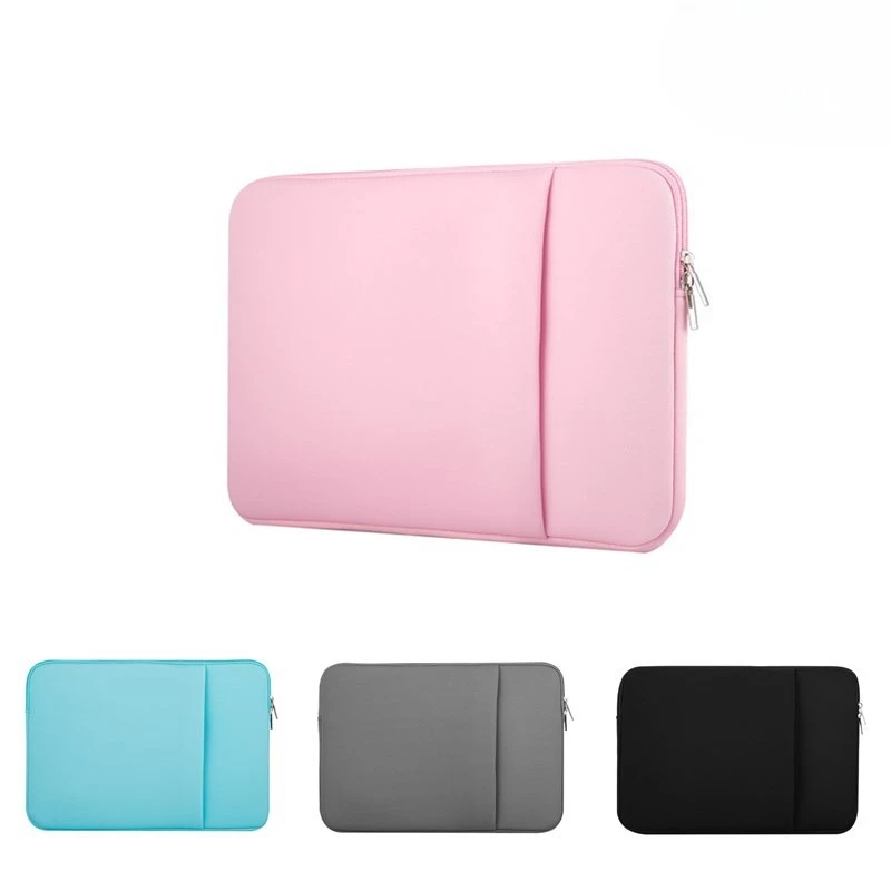 Soft Laptop Bag Sleeve 15.6 17.3 inches For Macbook Air Case 2021 Pro 11 13 14 15 16 17 inch Huawei Handbag Laptop Sleeve Cover