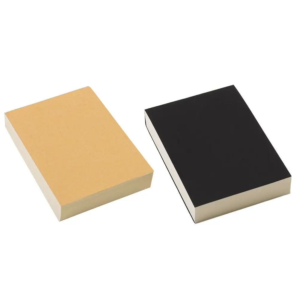 A6 Blank Draft Notebook Thicken Easy to Tear off DIY Office Notebook School Supply 252Sheets Writing Notepad School