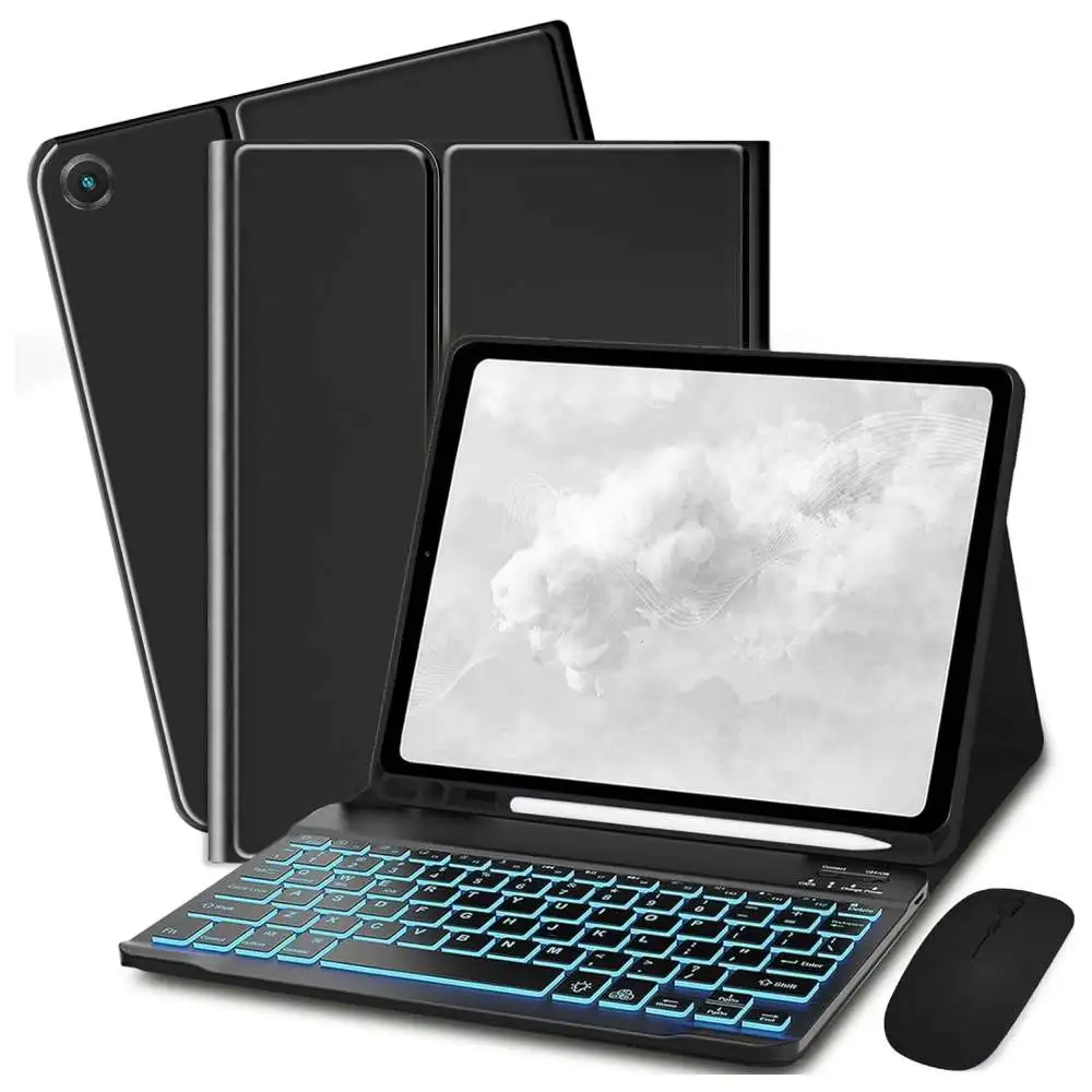 For Samsung Galaxy Tab A9 Plus 11 inch SM-X210 X215 Backlight Touchpad Keyboard Case for Samsung A9 X110 X115 Detachable Cover