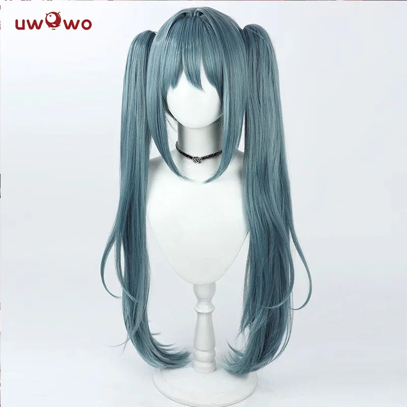 

UWOWO KMS Regensburgg Darksteel Dragonn Iron Bloodd Sheer Cosplay Wig Light Blue Long Hair