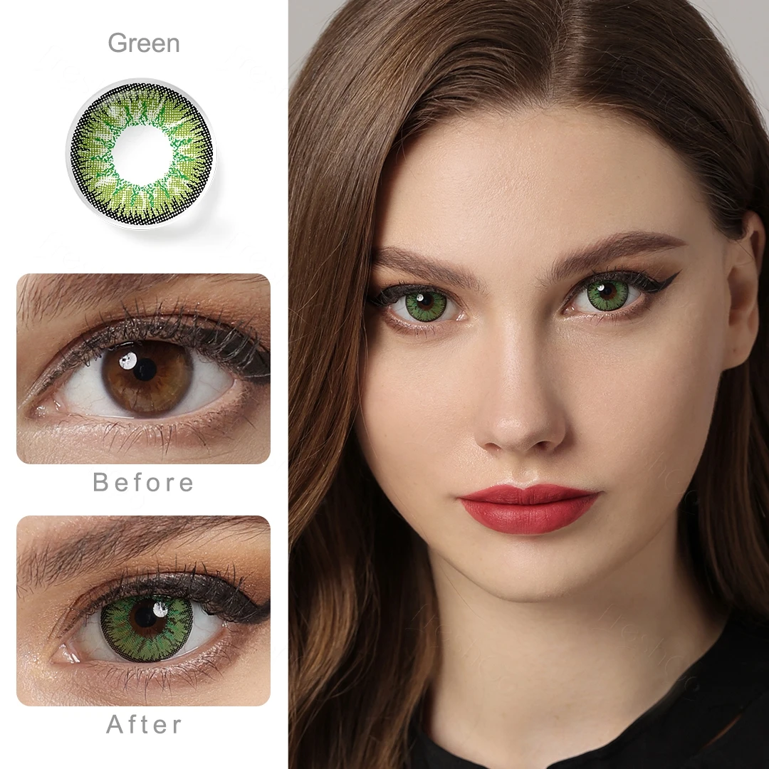 Color Contact Lenses For Eyes Anime Cosplay Colored Lenses Blue Red Multicolored Lenses Contact Lens Beauty Pupils