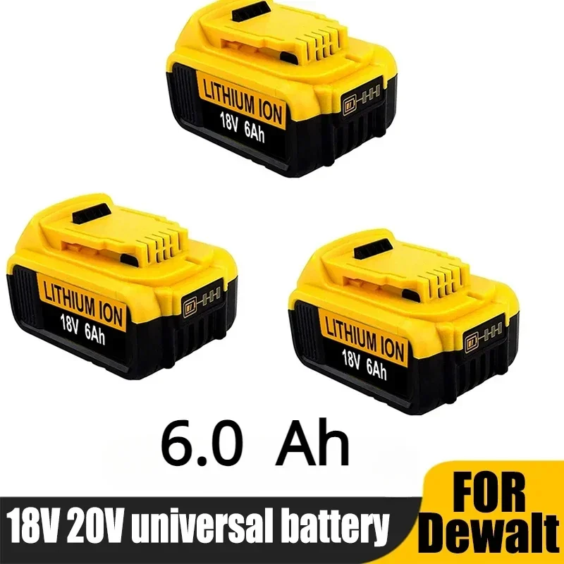 20V/18V 6Ah for Dewalt DCB200 790 Rechargeable MAX Lithium Battery DCB206 DCB207 DCB204 DCB203 200 DCB181 DCS391N DCD740 DCD785