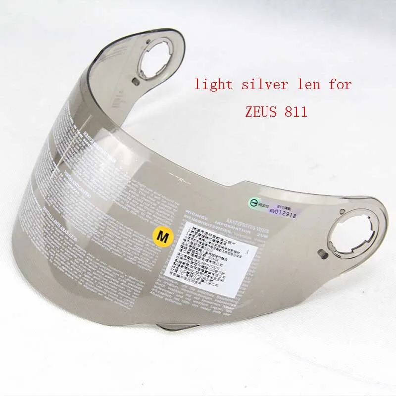 ZEUS Visor 210C 221M 381C 811 813 238 3500A 3000A 125BX 268 Motorcycle Helmet Len Visor, Cap Peak Light Tea Transparent Visors