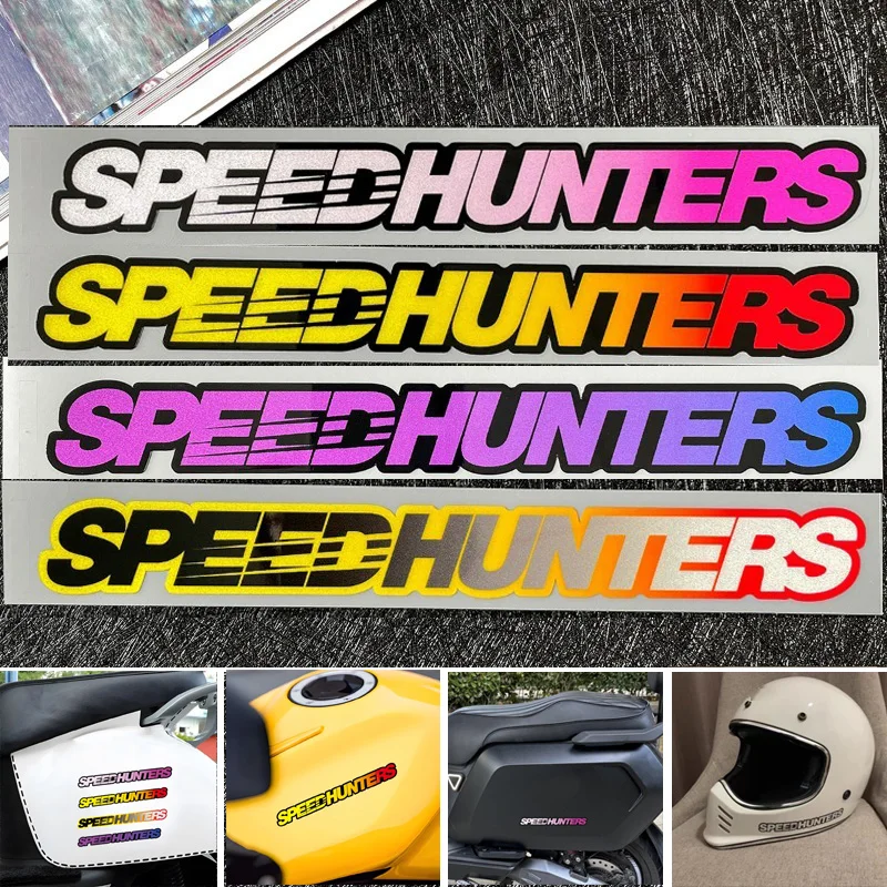 

JDM SpeedHunters светоотражающие наклейки для мотоцикла, Стайлинг автомобиля, виниловая наклейка, водонепроницаемые аксессуары, мото