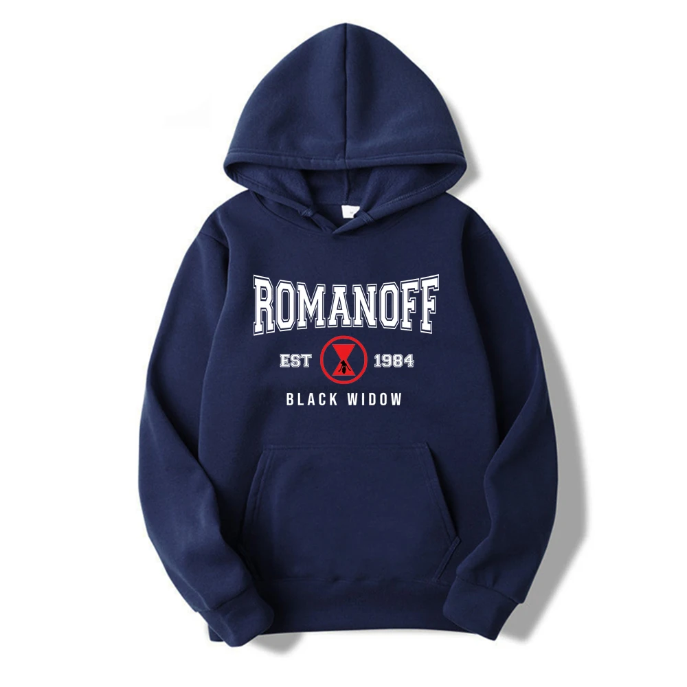 Romanoff-Hoodie feminino de manga comprida, moletom com capuz, pulôveres, blusa casual, capuz gráfico, presente para fãs, 1984