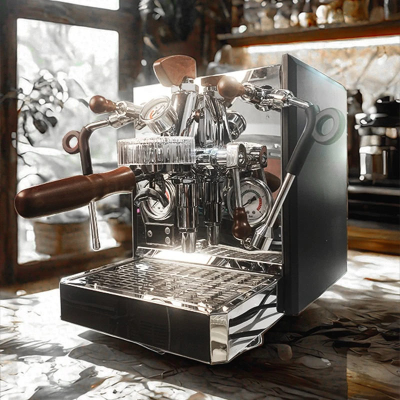 

Semi-automatic small household coffee machine, good things to share, highly recommended