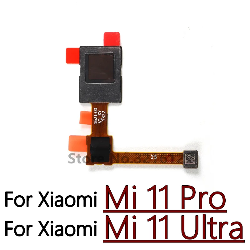 Original Tested For Xiaomi Mi 11 12 12S 12X 13 11T 12T Pro Ultra FingerPrint Sensor Scanner Key Flex Cable Power Button Touch ID