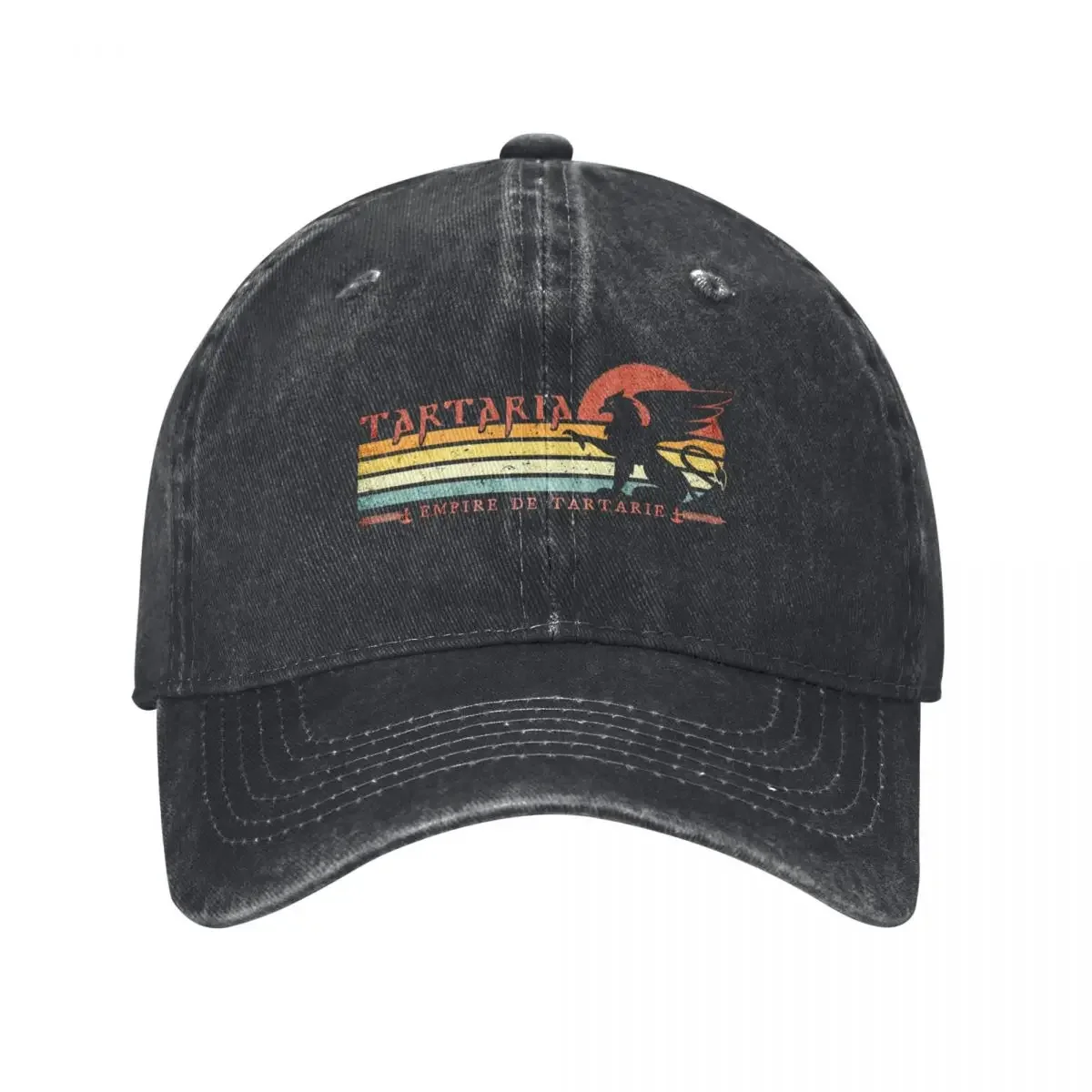 Tartaria - Kingdom de Tartarie - Retro Stripes Griffin, Ancient Civilization Baseball Cap New Hat Christmas Hat Golf Men Women's