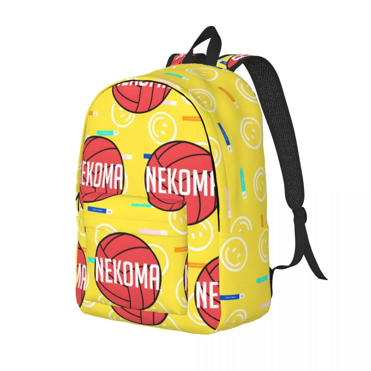 Travel Nekoma High Zipper Closure Wszechstronna torba do przechowywania Haikyuu dla kobiet Bookbag Powrót do szkoły Prezent