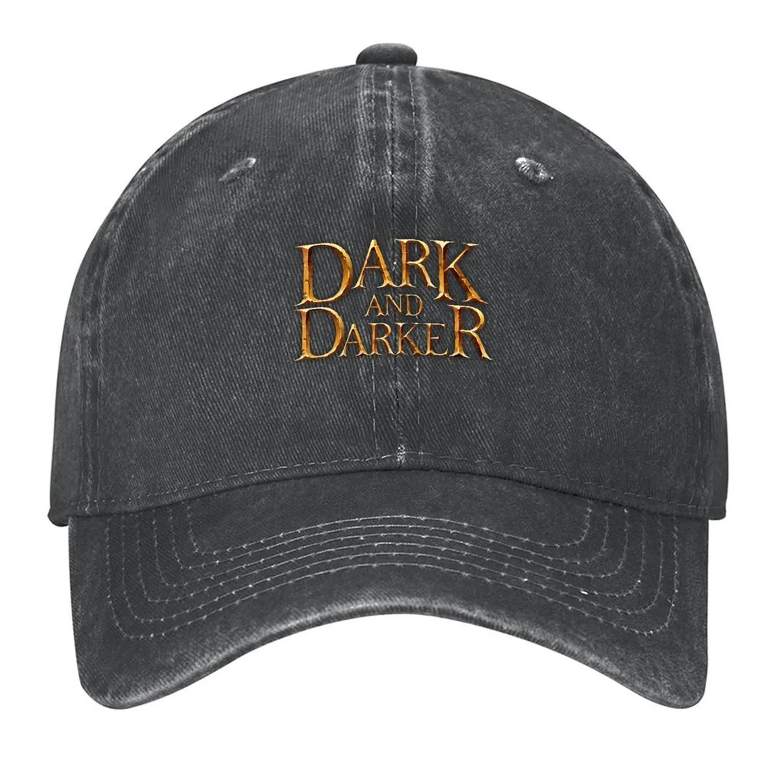 

Бейсбольная кепка с логотипом Dark and Darker, милая походная шляпа, солнцезащитная рождественская шляпа для мужчин и женщин
