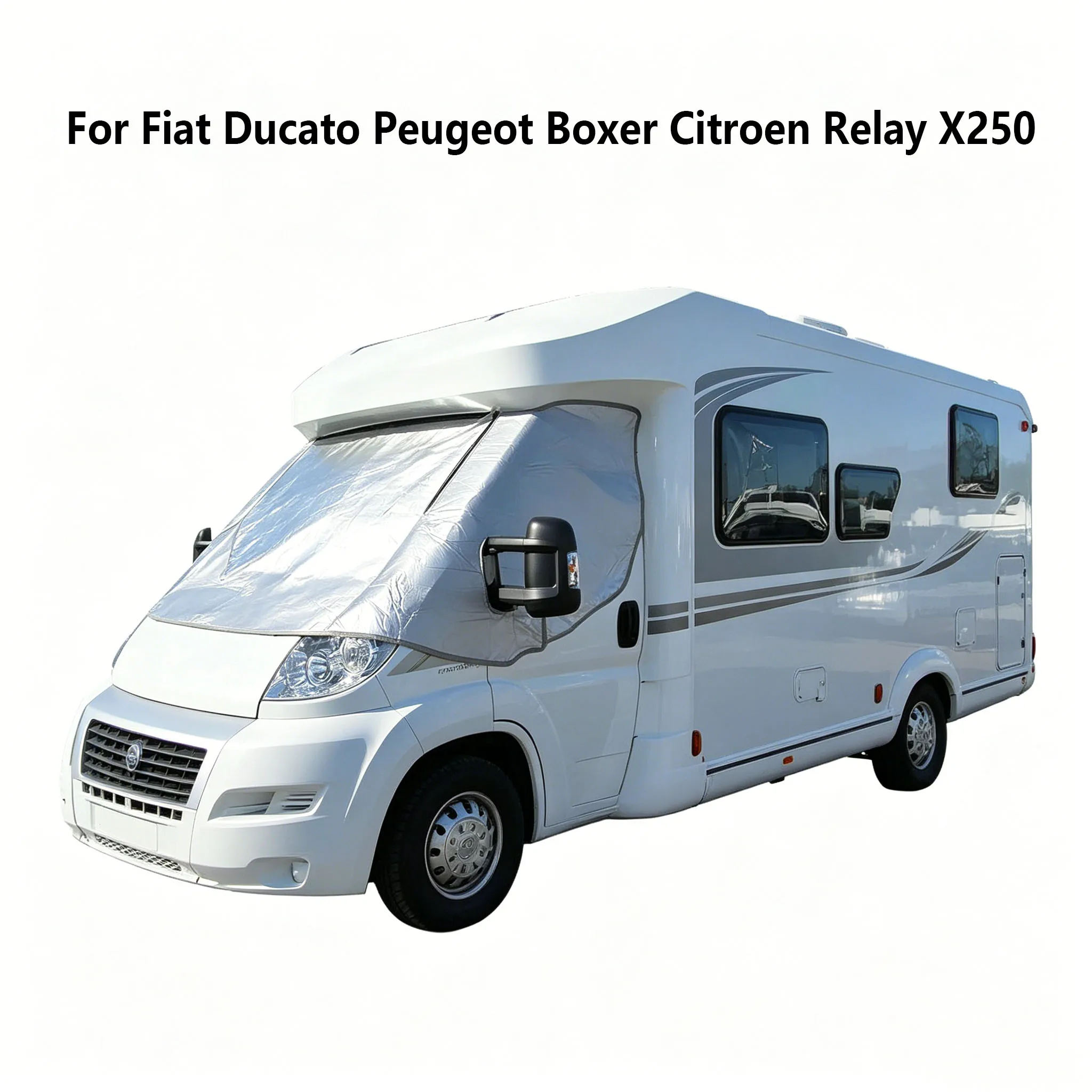 

1Pc Motorhome External Thermal Cab Cover Winter Summer Insulation For Fiat Ducato Peugeot Boxer Citroen Relay X250