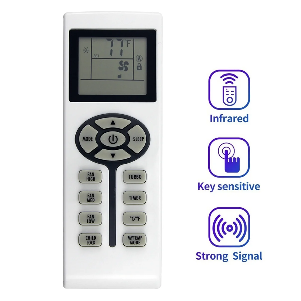 CCDD Замените пульт дистанционного управления кондиционером для Chigo ZCF/TL-09 ZCH/TL-09 Пульт дистанционного управления кондиционером