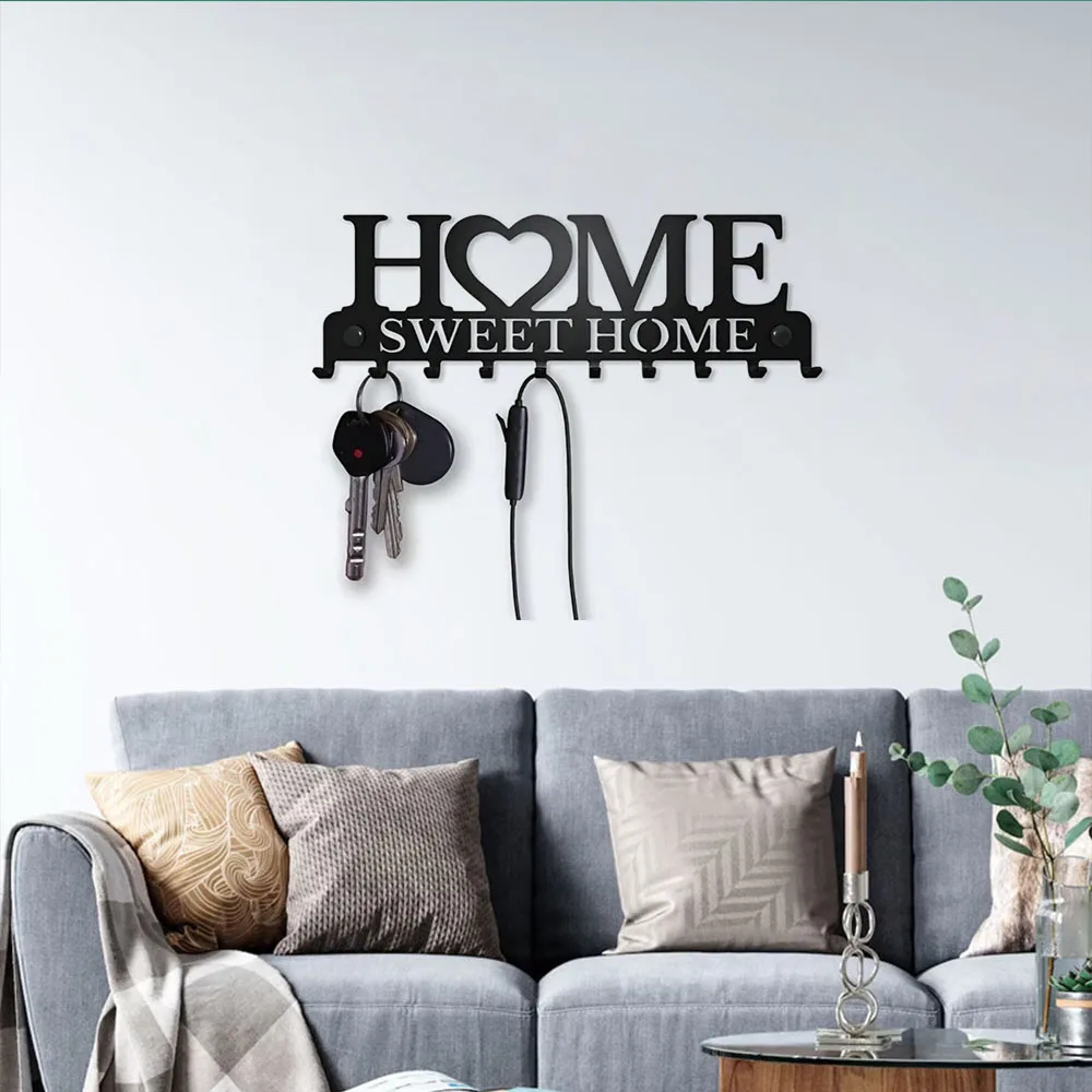Wall - Mounted Sweet Home Key Holder: Tidy Up Your Keys Using This Innovative Front Door Key Wall Hook image 6