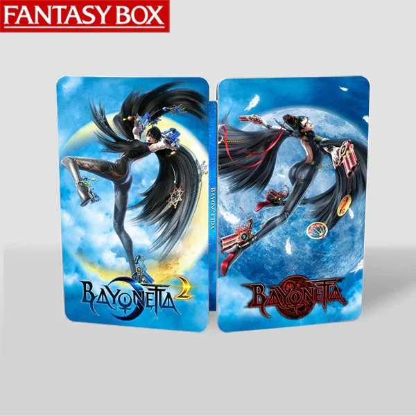 Bayonetta 1 y 2 para NS Offilica Edition Steelcase FantasyBox (personalización, caja de acero, CD de juego no incluido)