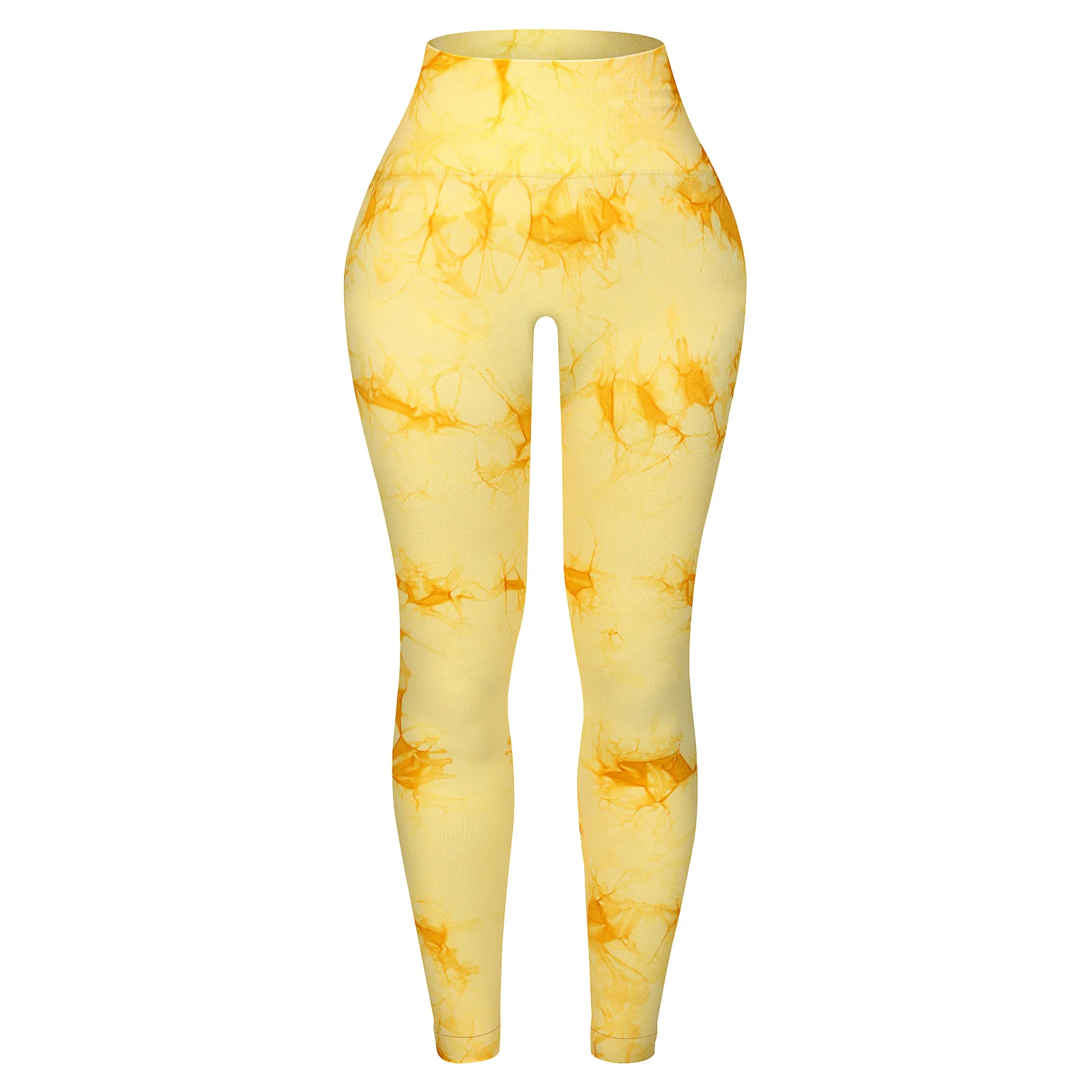 

Women High Waist Yoga Pants Seamless Tie Dye Leggings Moisture Wicking Sports Tights for Dance Cycling Training