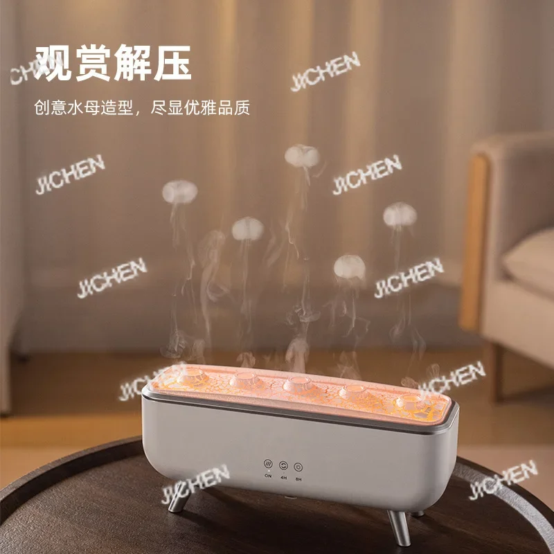 

Ультразвуковой увлажнитель воздуха RJC Jellyfish с ароматерапией, разноцветной подсветкой, пультом ДУ и функцией многорежимного распыления для дома