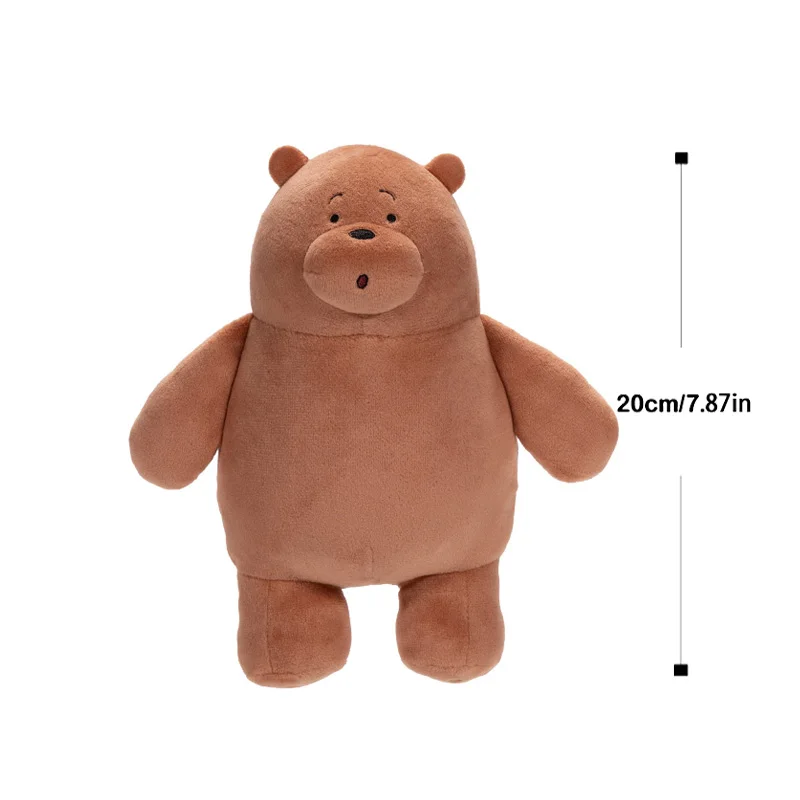 We Blote Beren Knuffel Nieuwe 20 Cm Zitten Grizzly Panda IceBear Cartoon Knuffeldier Speelgoed Pop Voor Kid gift