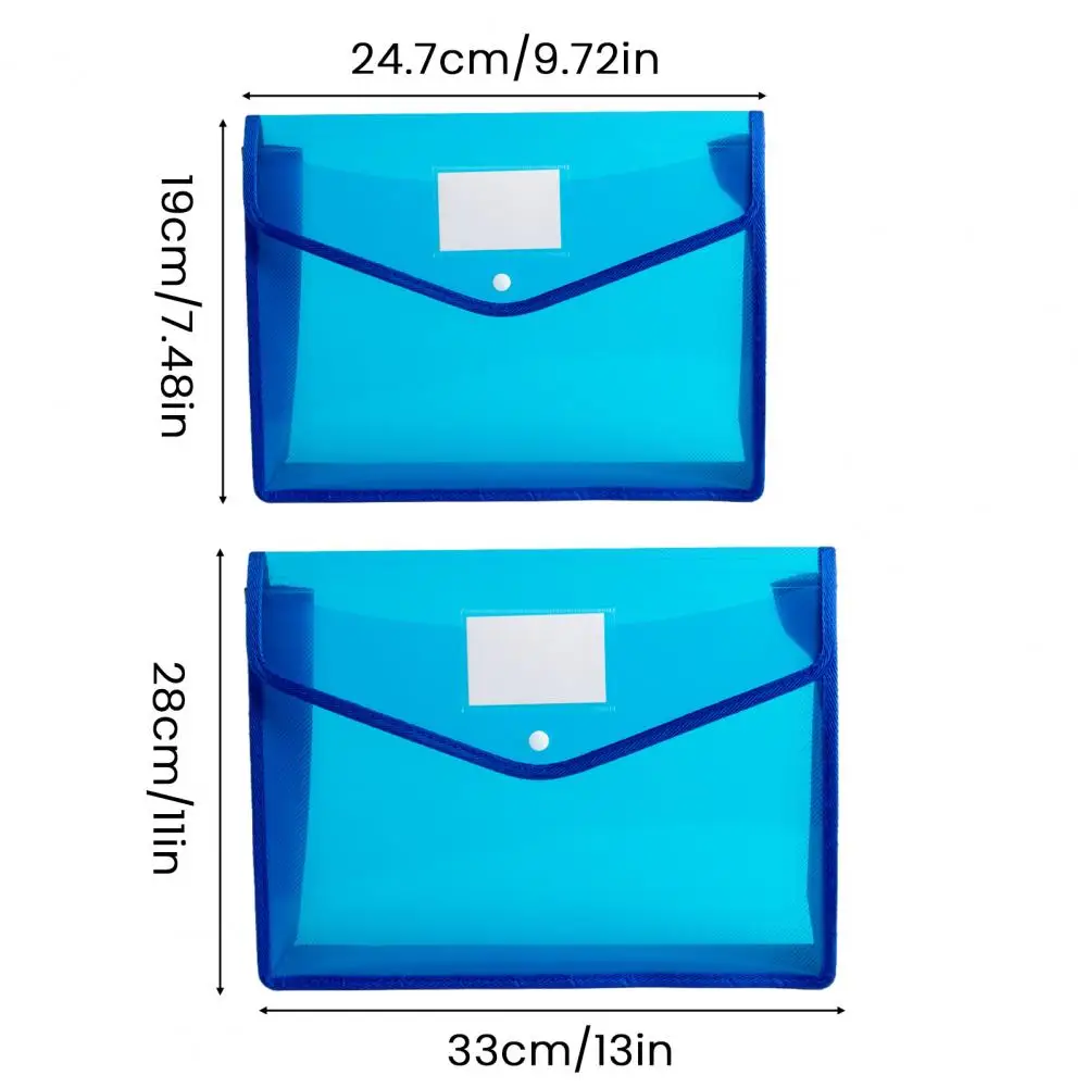 โฟลเดอร์แฟ้มโปร่งใสกันน้ําโปร่งใสขยายแฟ้มโฟลเดอร์พร้อมฝาปิดสําหรับสํานักงานธุรกิจโรงเรียนเอกสารขนาด A4/b5