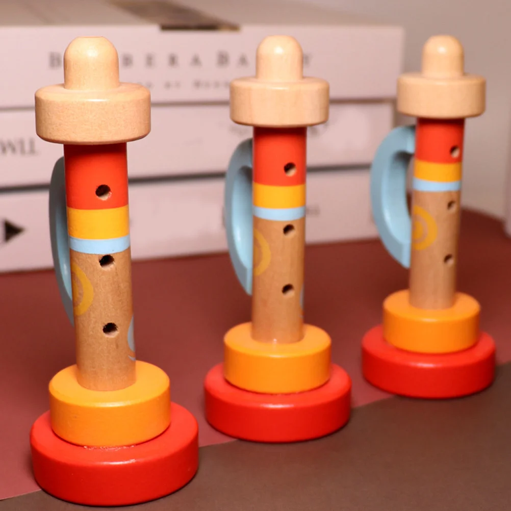 لعبة البوق الخشبي، مادة آمنة متينة، نمط واقعي لتحسين القدرة على التنسيق، دعائم أداء المسرح