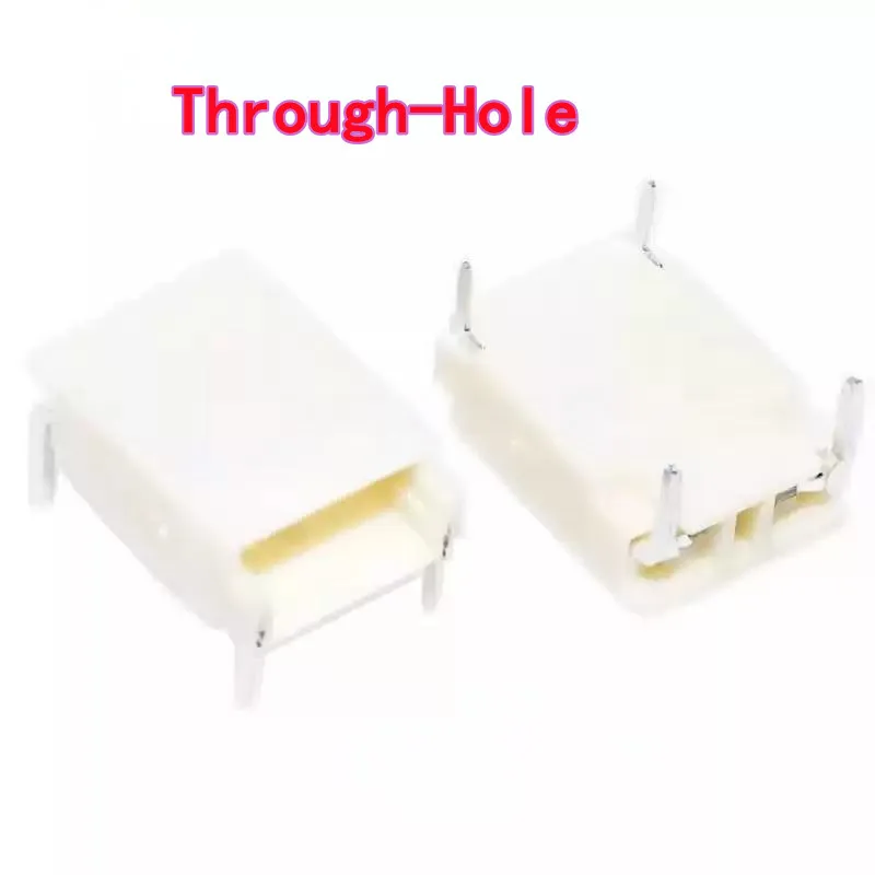 50 ชิ้น ขั้วต่อจอ LCD แรงดันสูง, ขั้วต่อ HV สำหรับไฟแบ็คไลท์ BHS ระยะห่าง 3.5 มม. แบบ 2 ขา ติดตั้งแบบ Through-Hole/SMD แนวนอน ทนความร้อนสูง