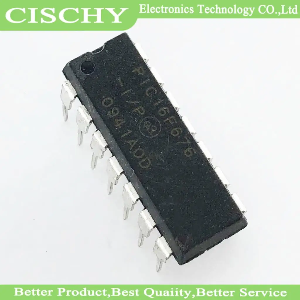 PIC16F676-I P DIP14, MERGULHO-14, 2 PCes