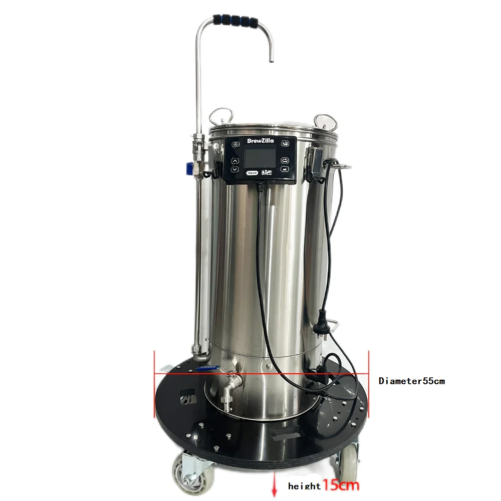 KegLand Brewzillar Dolly (Suits 35L G4 or 65L G4) - Swivel Castor NOT Included Beer Home Brewing Accessory