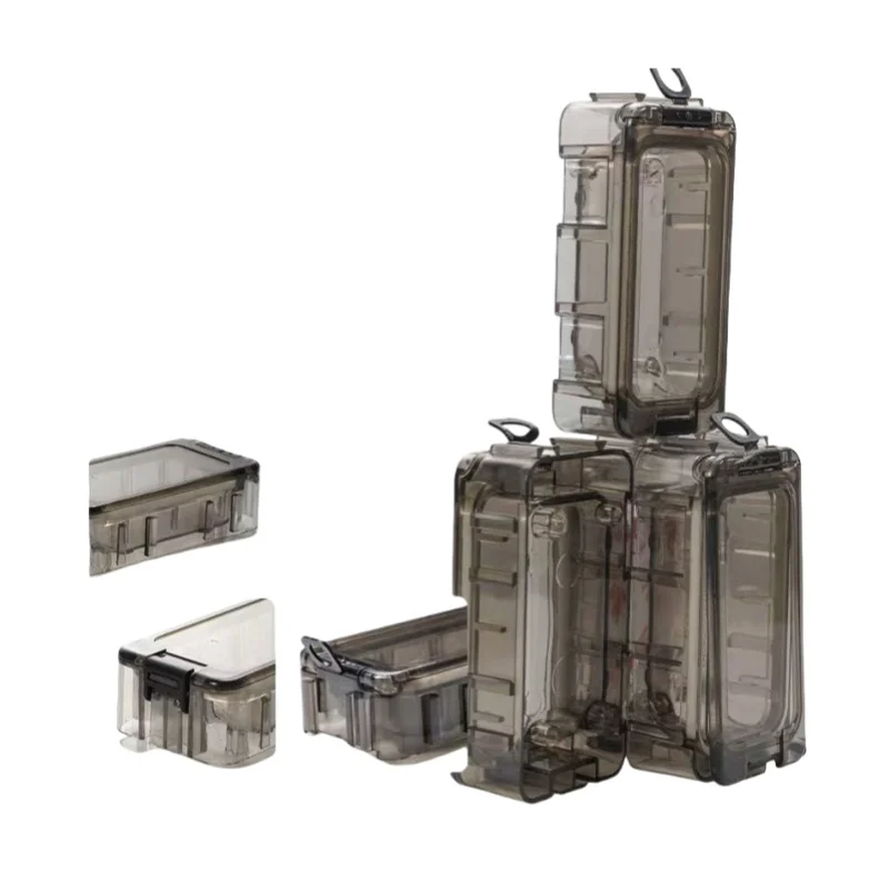 Multifunctional Luya Rock Fishing Box - Compact Rubik's Cube Design, Ideal for Storing Hooks, Baits, and Tools